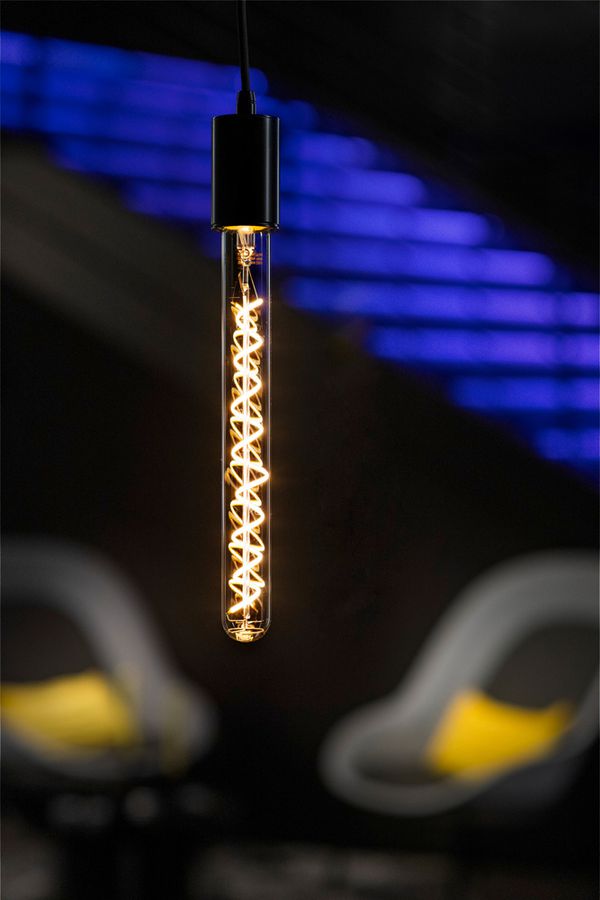 LED-Lampe SLV E27 8W 400lm 1900K DIM klar Ø32×300mm