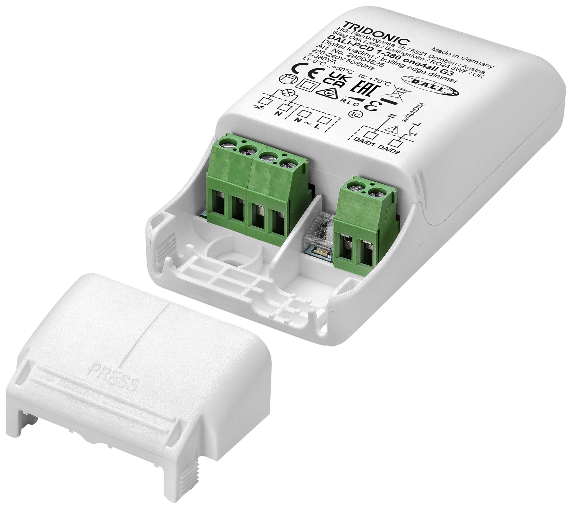 AP-Phasenschnitt-Dimmer Tridonic DALI-PCD-1 300 one4all G3