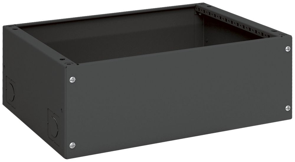 Zoccolo Hager univers 200×550×400mm per armadio FR nero RAL 9005