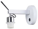 Applique SLV FENDA Switch E27 40W Ø120×215mm blanc