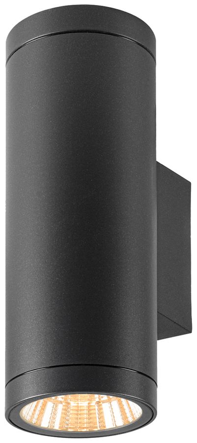 LED-Wandleuchte SLV HELIA PRO L 10W 1200lm 2700K IP65 Ø108 anthrazit