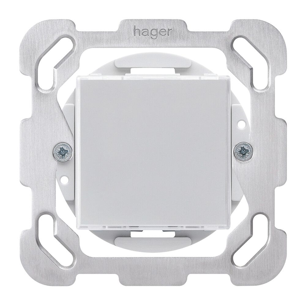 Einsatz zu LED-Leuchte Hager LED weiss 230V mit Befestigungsplatte