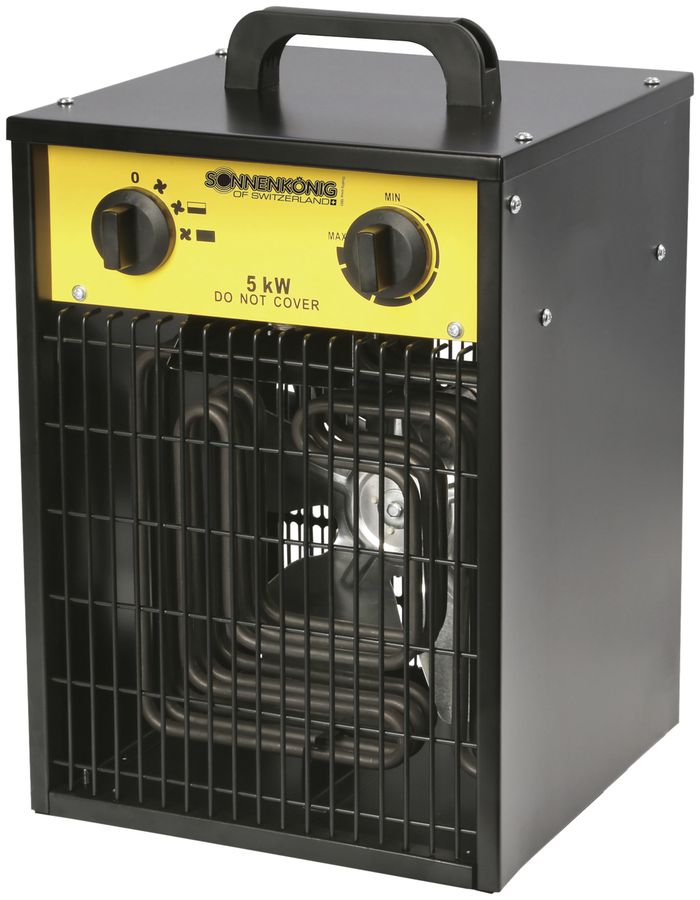 Heizlüfter Sonnenkönig Ventus 500 400V 5000W 254×395×252mm 100m³ 530m³/h