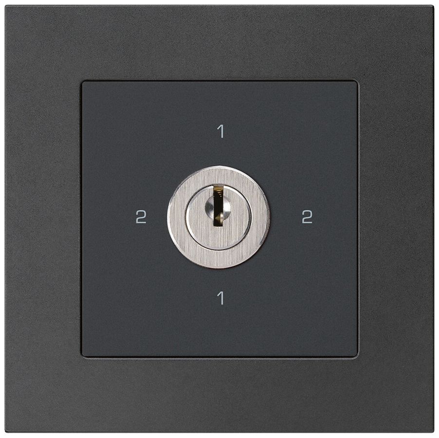 Interrupteur rotatif ENC kallysto.pro 3/1L noir avec serrure Kaba 8