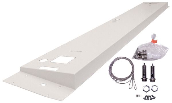 Kit de suspension à corde SG EcoLine 1050×135×40mm aluminium blanc 7 pcs asym