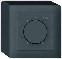 AP-Raumthermostat kallysto An/Aus 230VAC 16A 88×88mm anthrazit