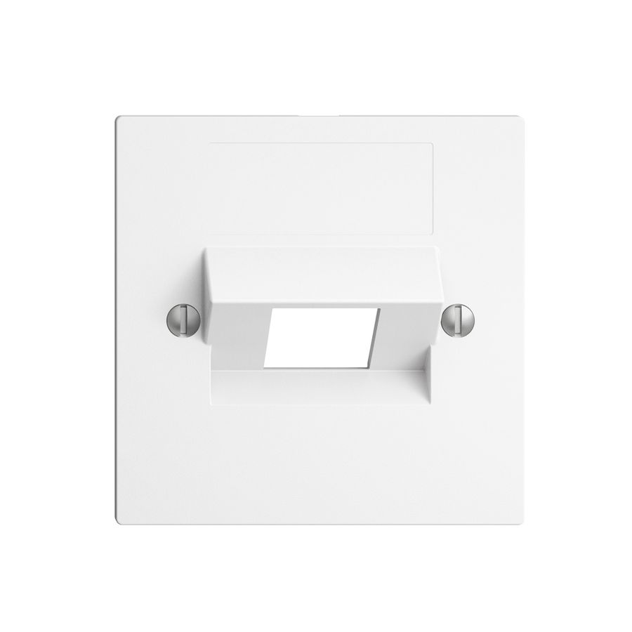 Frontplatte 1×RJ45 ITplus EDIZIOdue weiss