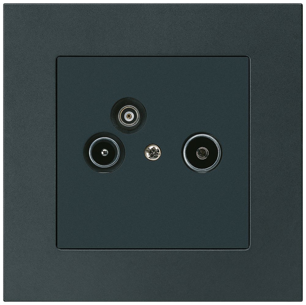 UP-Antennendose R/TV-Daten kallysto.pro 2GHz 14db schwarz