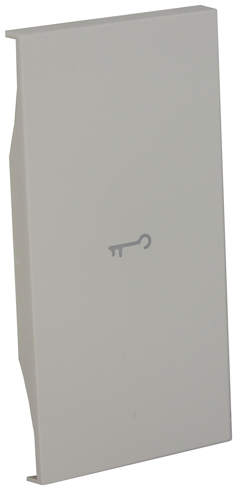 Cache de touche Living Now pour touches MyHOME 2 modules avec symbole clé blanc