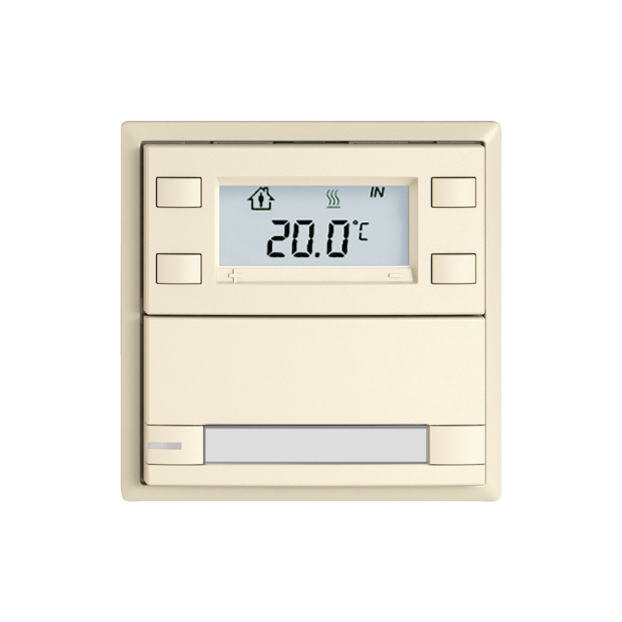 RTH-Taster EDIZIO.liv SNAPFIX® m.RGB-LED Pap.1×Taste 2-Tbed.cr