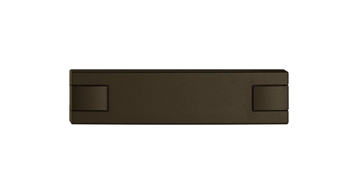 Poussoir 1/4 EDIZIO.liv SNAPFIX® p.KNX&UNI s.LED comm.à 2 touches br