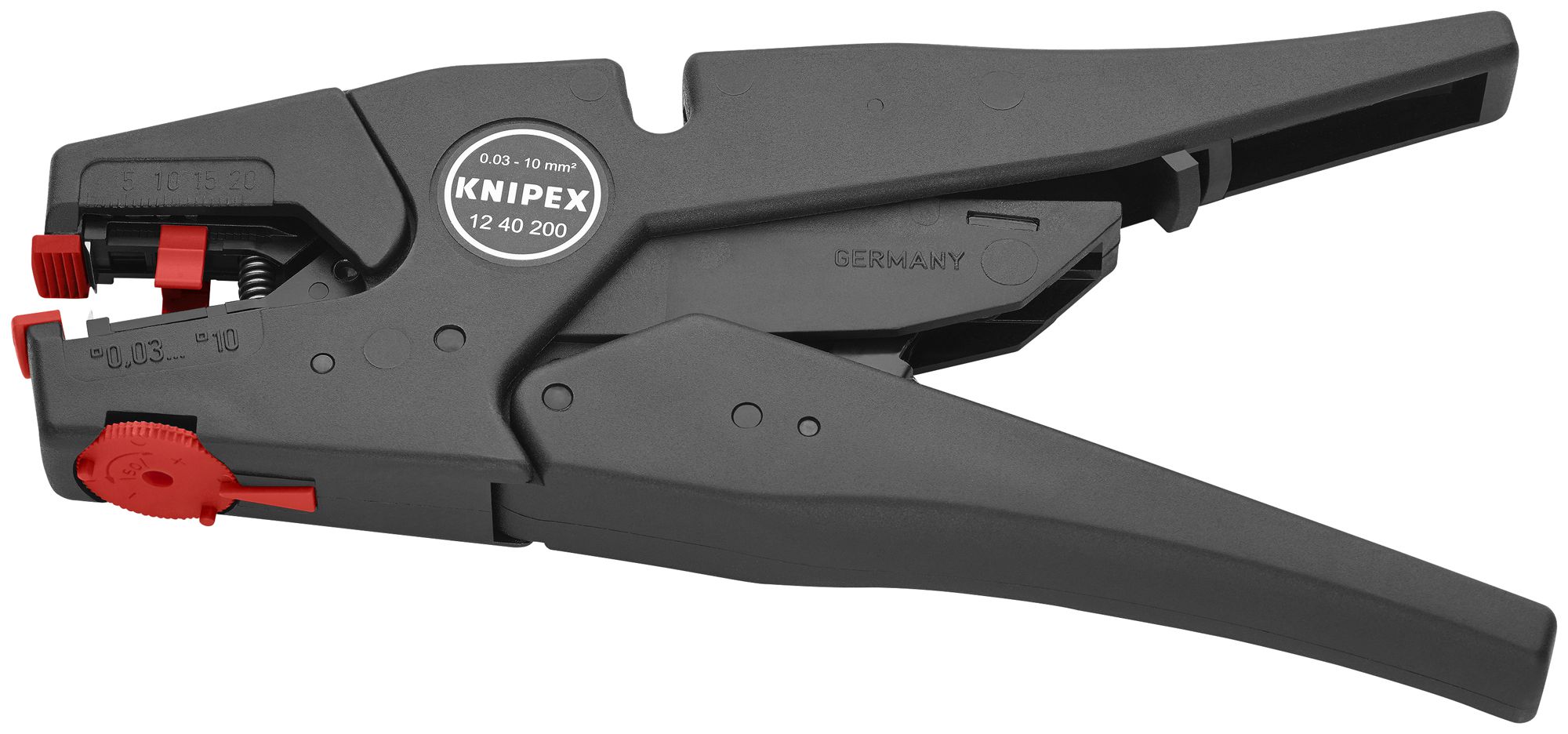 Pince à dénuder KNIPEX 200mm, 0.03…10mm²