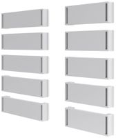 Morsetto per cavo PrismaSeT XL per canalina dei cavi per scatola 210mm 10 pezzi