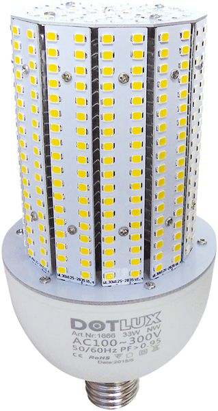 Lampada LED DOTLUX RETROFITprotect, E27 28W 4480lm 4500K