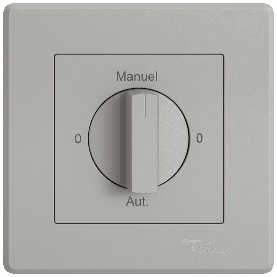 Kit de montage ENC EDIZIO.liv SNAPFIX® p.interr.rot.manet.0-Man-0-Auto (F) grc