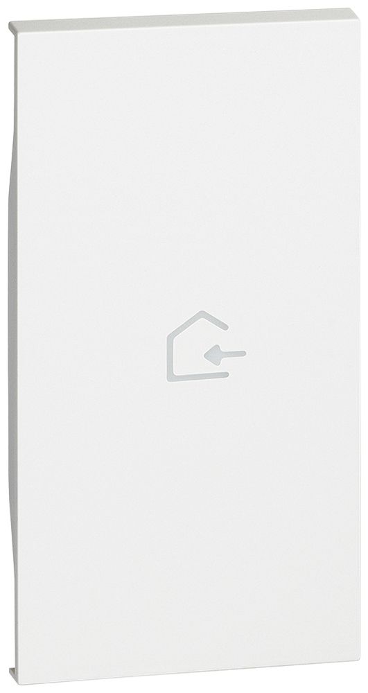 Cache de touche Living Now pour touches MyHOME 2 modules a.symbole rentrée blanc