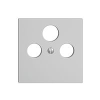 Frontplatte EDIZIOdue hellgrau für SAT