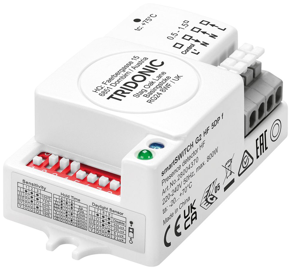 EB-Bewegungsmelder Tridonic smartSWITCH 36.5×23×70mm