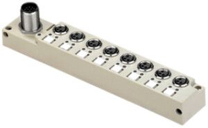 Distributeur Weidmüller SAI-8-S12 M8 long avec sortie M12, 8 prises 3L M8