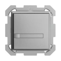 UP-KNX-Taster RGB EDUE, 250mW, o.LED, m.Papiereinlage, 1×Taste, 1×Tastenb., si