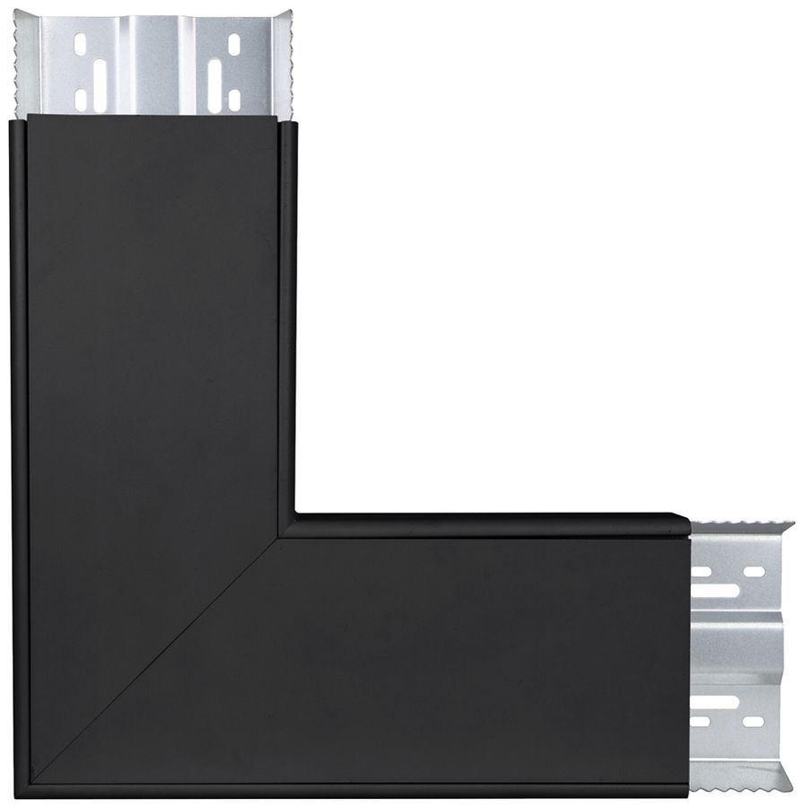 L-Verbinder LEDVANCE LINEAR INDIVILED Stahl 350×350×43mm schwarz