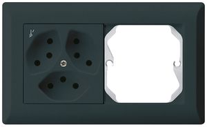 Combinaison ENC kallysto.line grd.I-I horizontale 3×type 13S+vide noir