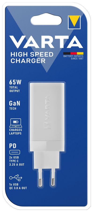 Chargeur VARTA High Speed Charger USB 65W