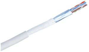 Installationskabel R&M C6A-U/UTP-4P-2 Cca AWG23-650MHz grau