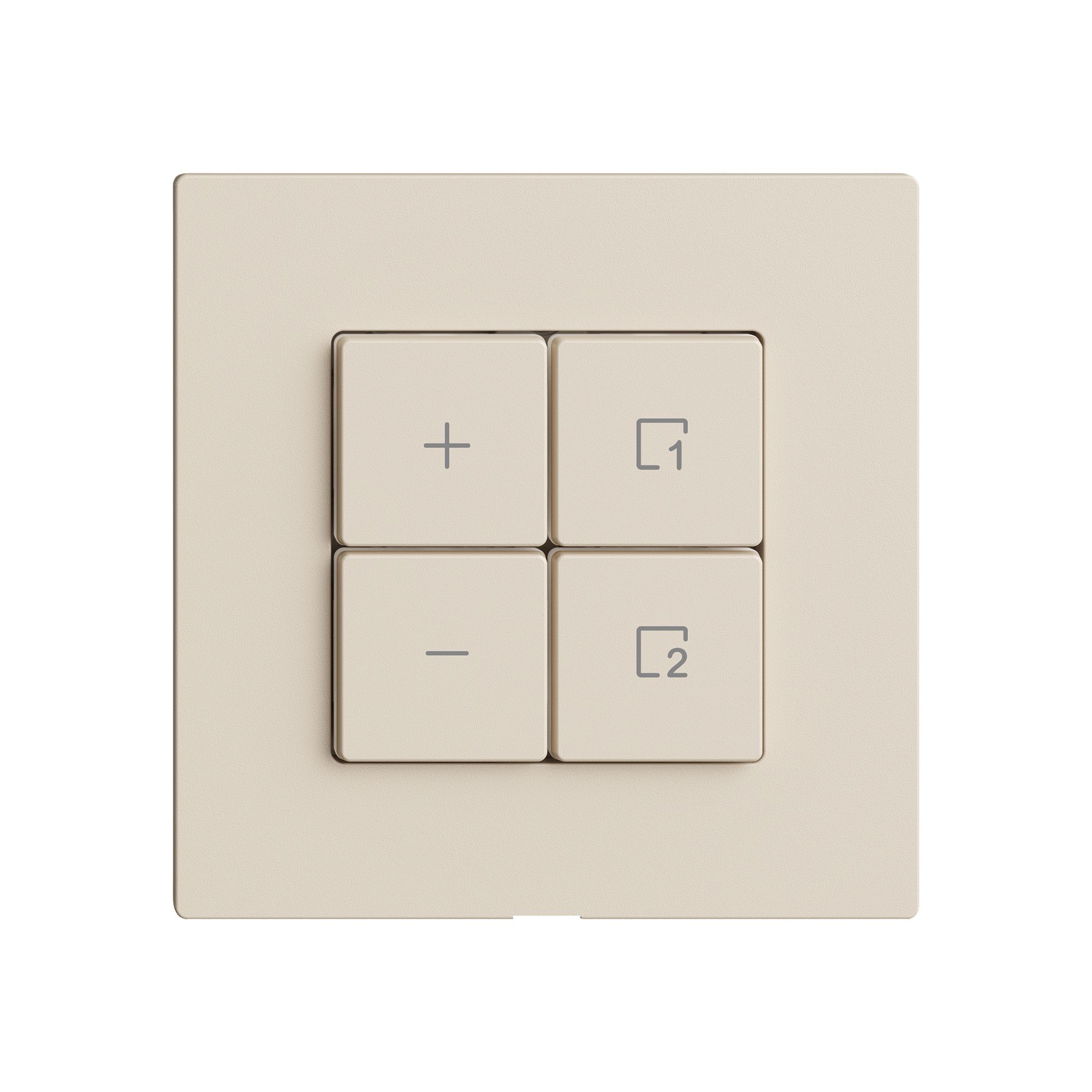 Bedienaufsatz zu Dimmer EDIZIOdue Wiser 1K 4T cr