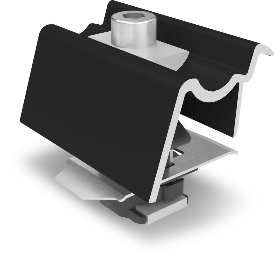 K2 Clamp EC 30-40, Hybrid Schwarz eloxiert