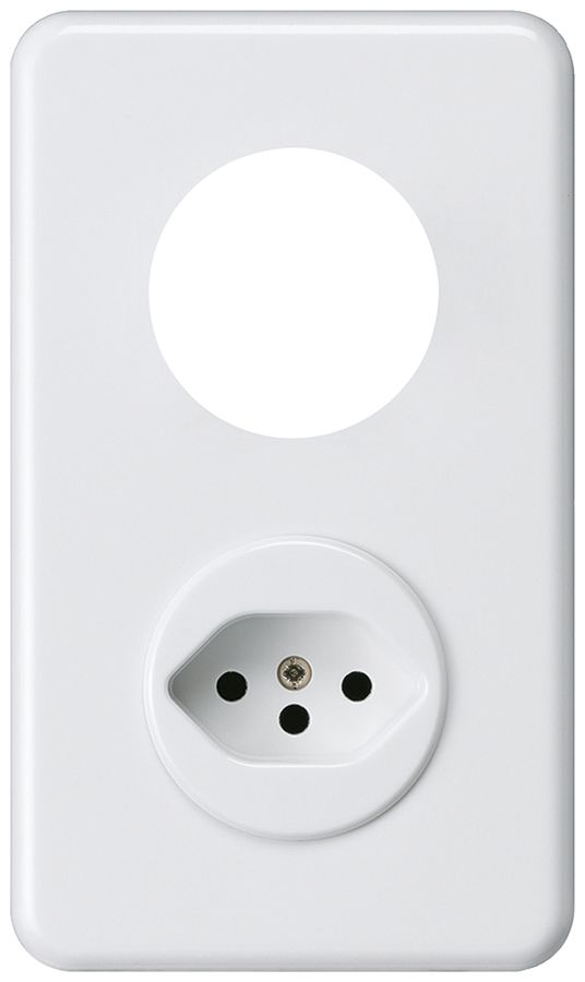 Combinazione INC basico 2×1 Leer +tipo 13 bianco