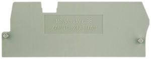 Abschluss-/Zwischenplatte Weidmüller ZAP/TW ZT2.5/3AN 71.05×27mm beige