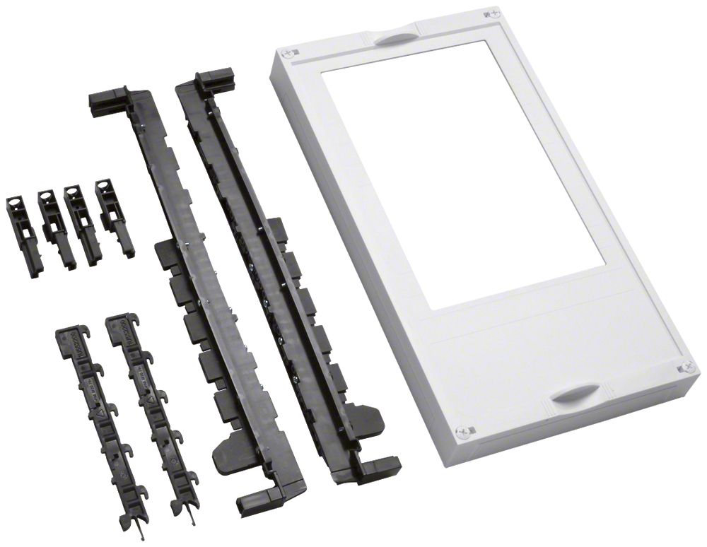 Kit Hager univers N 450×250mm per 1 sezionatore DIN1 su guida collettrice 40mm