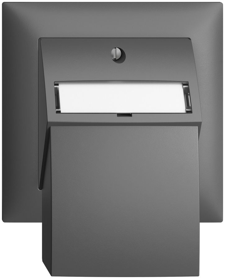 Kit montaggio ENC Edue, con cappa di uscita dritta, per 2×RJ45, grigio scuro