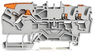 Borne de passage WAGO TopJob-S 2.5mm² 3L gris série 2102