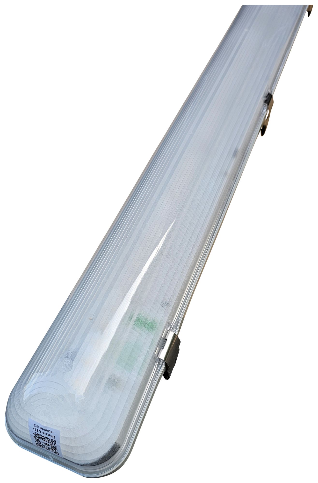 LED-Feuchtraumleuchte Candelux RXLF G13 IP65 12W bat 1h BS DS ST 0.6m grau
