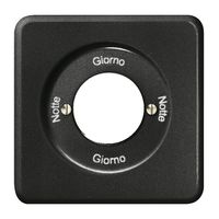 UP-Frontset Notte-Giorno-Notte -Giorno schwarz für Schlüsselschalt