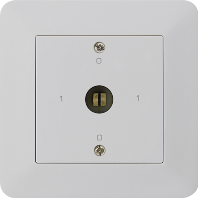 UP-Steckschlüsselschalter kallysto.trend 0/1L hellgrau