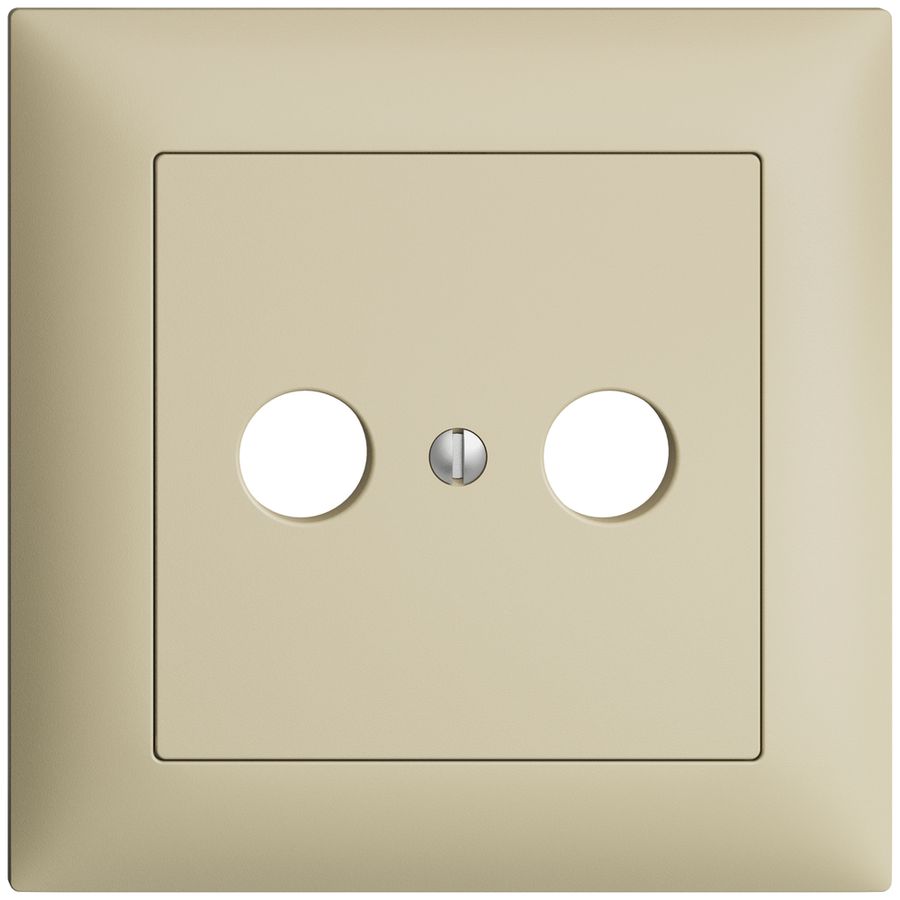 UP-Frontset EDIZIOdue vanille 88×88mm