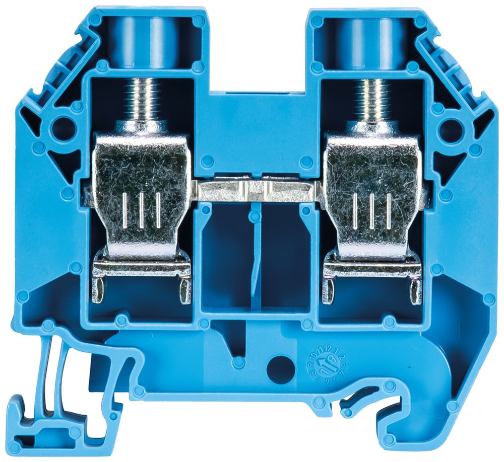 Borne de passage joignable Wieland WT 16 BL 1.5…16mm² 76A 1000V bleu