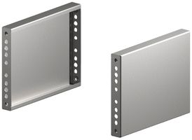 Copertura zoccolo Rittal VX 8660.080 400×200mm set laterale acciaio pregiato 2pz