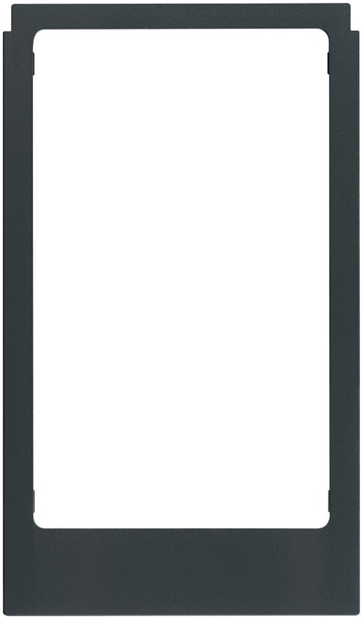 Designrahmen Video Hager elcom.touch eckig schwarz