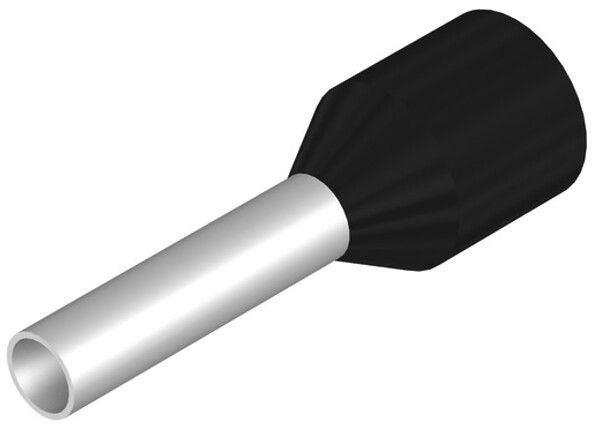 Embout de câble Weidmüller H isolé 1.5mm² 8mm noir sac multiple