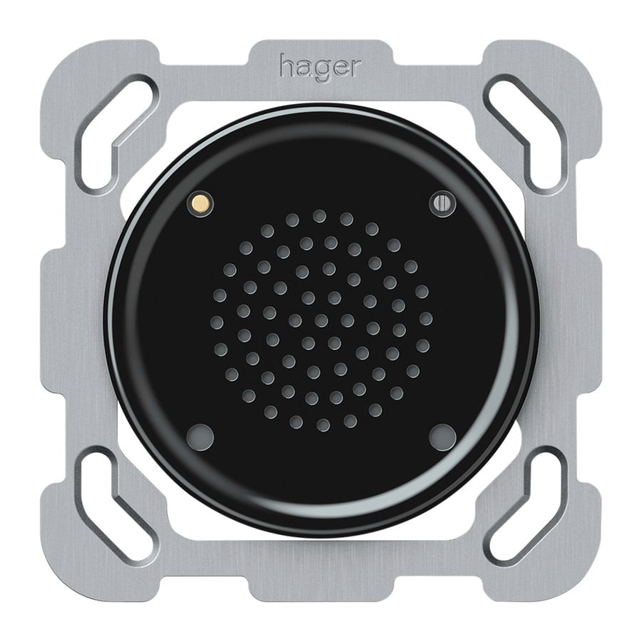 UP-Türgong origin 230V AC/DC 83dB schwarz