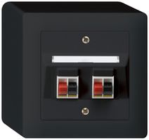 Presa AP audio kallysto 2×nero morsetto per 2 altoparlante