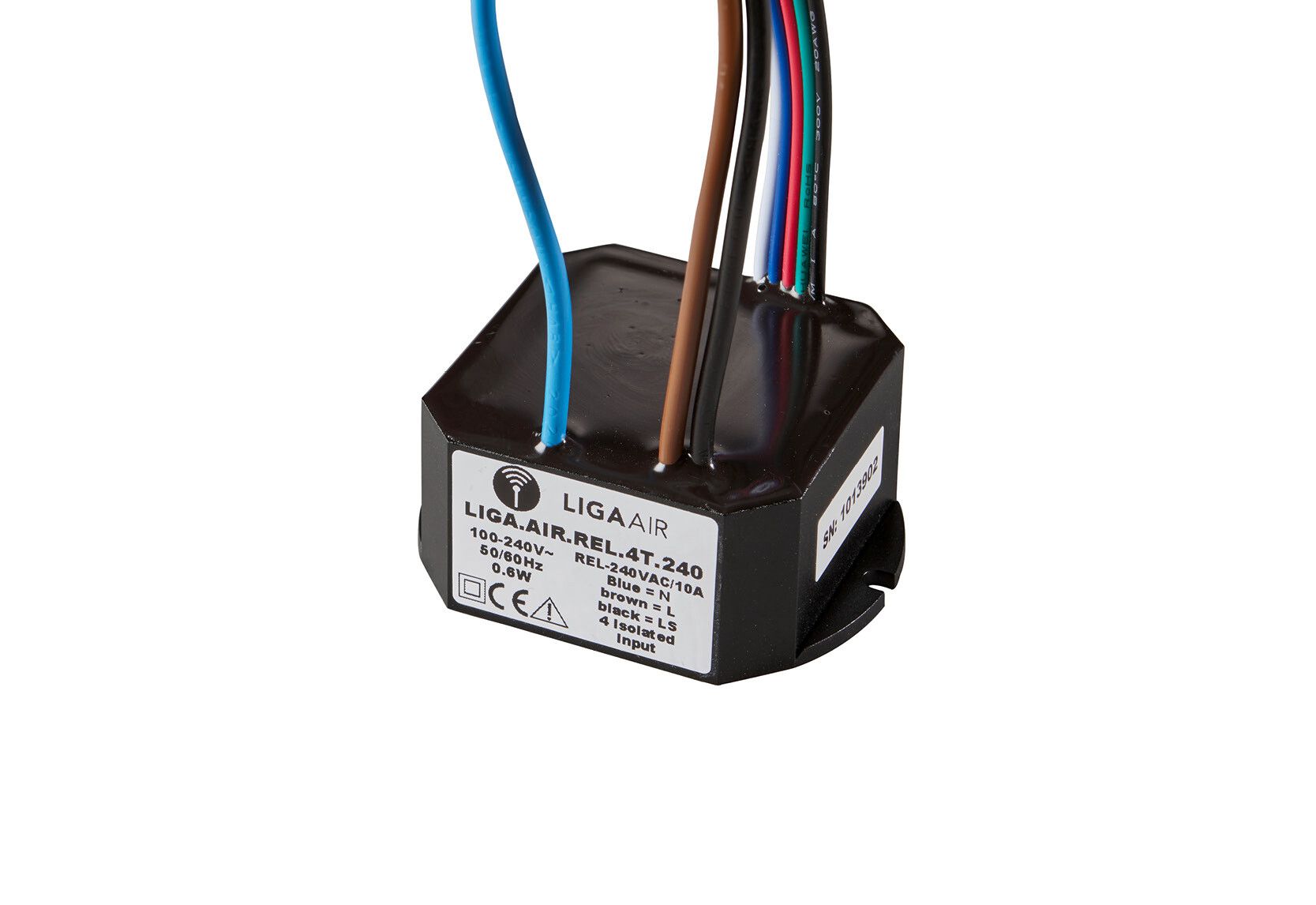 Casambi Kombimodul REL.4T.240 240V 1 Schliesser 4 Taster