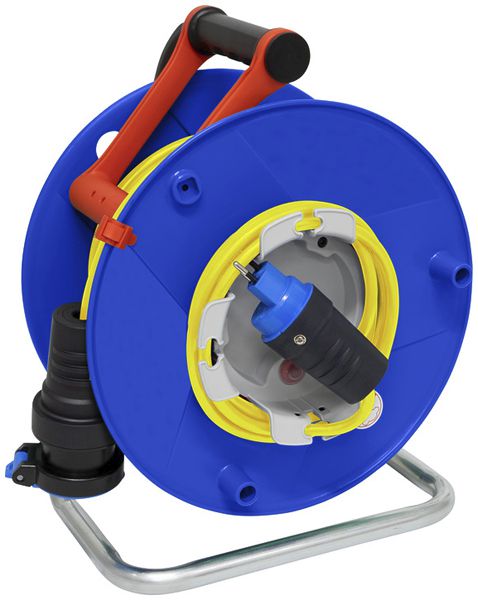 Kabelrolle Grant G 320 Ø320mm 60m 3×1.5mm² 1×T13 Kunststoff blau