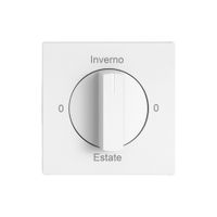 Montageset EDIZIO.liv SNAPFIX® f.Drehschalter m.Griff 0-Inverno-0-Estate ws