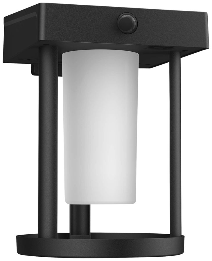 Applique LED Philips Camill Solar RD FR IR SEN 1.4W 250lm 830 IP44 noir