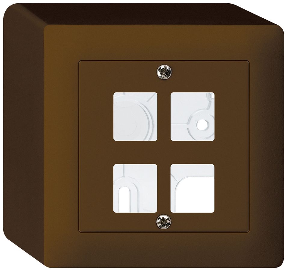 AP-Frontset kallysto Q für 4 Module braun